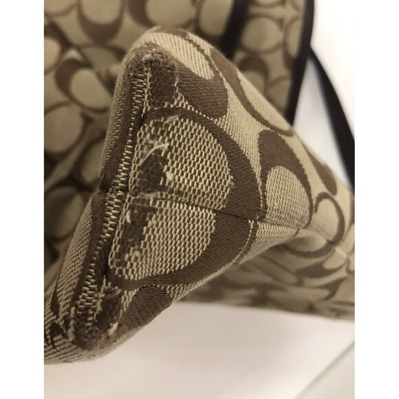 Coach Crossbody Bag With Signature Leather In Khaki/surplus GUC - Picture 4 of 12